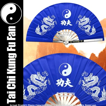 Martial Art Tai Chi Kung Fu Fighting Fan Steel