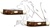 7 " Mastiff Color Wood Handle Double Blade Stainless Steel Pocket Folder Knife