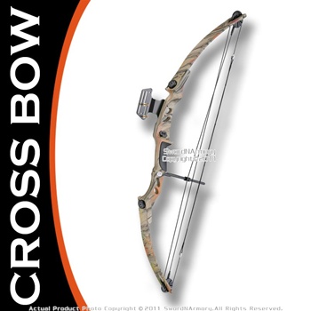 55 LBS Draw Weight Autumn Camouflage Archery Hunting Fiberglass Compound Bow