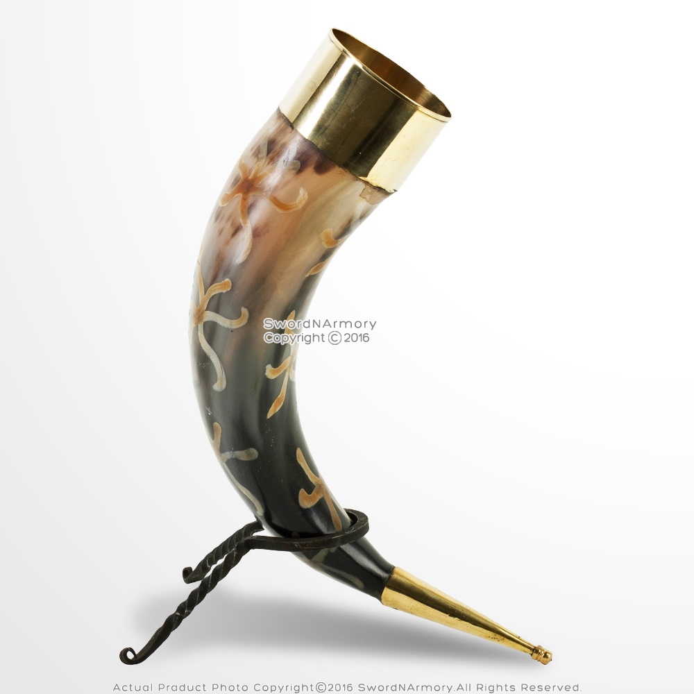 Handmade drinking 2024 horn. Handmade Horn