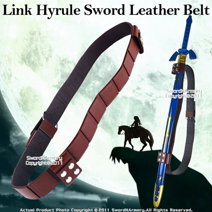 Medieval Back Hanger Baldric Sword Belt for Zelda Link Princes Anime Sword