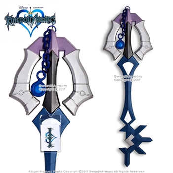 36" Officially Licensed Disney Kingdom Hearts Aqua Keyblade Rainfell Foam Sword