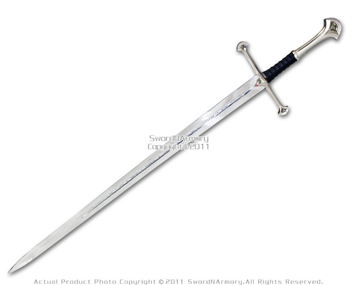 Strider Medieval Knight's Long Sword with Plaque