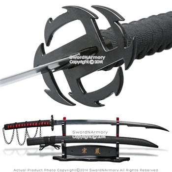 38" Long Tensa Zangetsu Zanpakuto Anime Sword Replica Cosplay Video Game Weapon