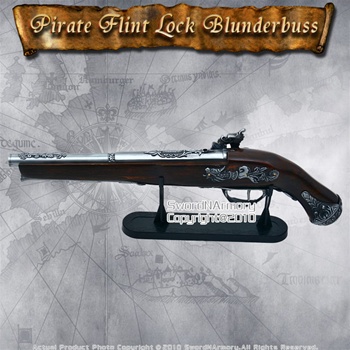 Naval Pirate Gun FlintLock Blunderbuss Replica Pistol