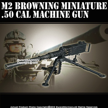 M2 Browning Miniature .50 Cal Machine Gun Replica Model