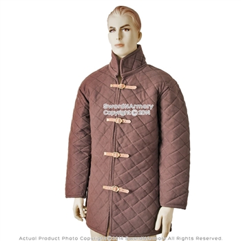 Medieval Gambeson Large Type II Aketon Jacket Padded Armor Coat Reenactment SCA