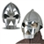 Medieval Fantasy Wearable Skull Crusher Steel Helmet LARP w/ Liner & Chin Strap