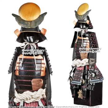 17" Japanese Warloard: Armer Armor Shogun Samurai Suit of Armor Miniature Gift