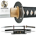 Munetoshi 2nd Gen Light Cutter Handmade Samurai Sword Clay Tempered T10 Blade