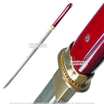 Korean Jikdo Kagum Straight Sword T10 Steel Differential Harden Blade Sharp