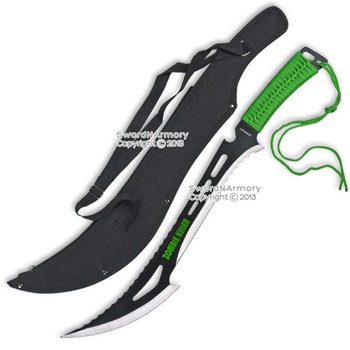 24" Full Tang Zombie Killer Short Sword Machete Survival Gear w/ Carrying Sheath