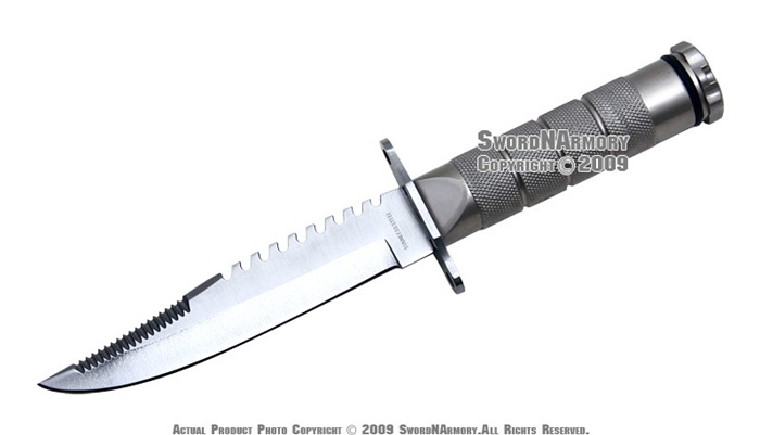 8.5 Fishing Hunting Survival Knife w/ Sheath Bowie Survival Kit