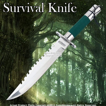 Fixed Blade Serrated Survival Knife