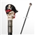 35" Pirate Skull Head Handle Fantasy Walking Stick Gentlemen's Cane Cosplay