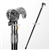 37" Flaming Skull T Head Cane Black Metal Shaft Gentleman Walking Stick