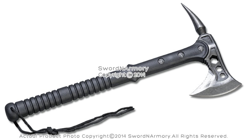 Tactical Sruvival Axe Multi USe Camping Hiking Hachet with Spike