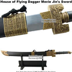 House of Flying daggers Movie Sword Broad Saber Blade L