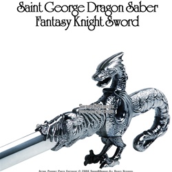 2nd Gen. Saint George Dragon Saber Fantasy Knight Sword