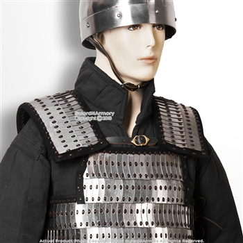 Medieval  Metal Scale Plate Body Armor Domed Scales LARP Renaissance Costume M