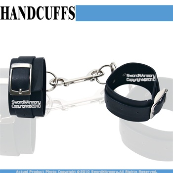 Adjustable Leather Fleece-lined Restraints Hand Leg Wrist Cuffs