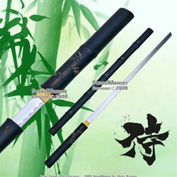 Black Bamboo Samurai Katana Ninja Sword Zatoichi