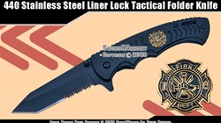 Fire Fighter Stainless Steel Tactical Folding Knife