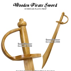 Wooden Pirate Sword