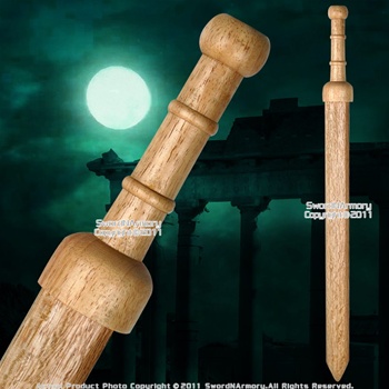 Functional 30" Wooden Gladius Roman Sword Spartan Battle