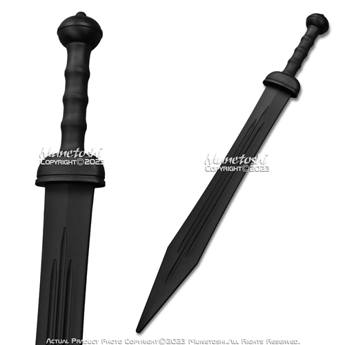 33.5" Ninja Shinobi Polypropylene Training Sword Ninjato with Black Square Guard