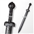 Polypropylene 33" Functional Roman Gladius Sparring Training Martial Arts Sword